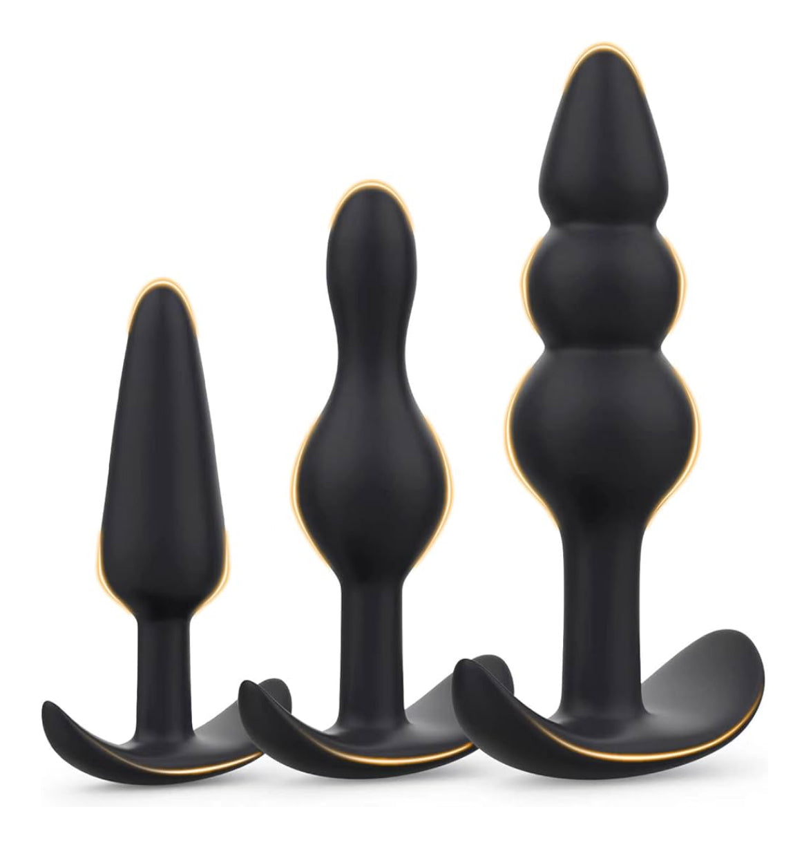 Butt Plug Pack of 3 Silicone